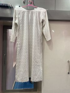 White Suit With Bottoms .