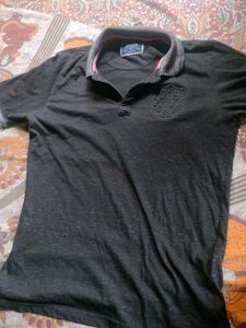 Ocean Vintage Black Polo Shirt