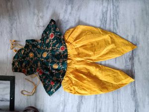 Red &amp; Gold Festive Dress (combo)