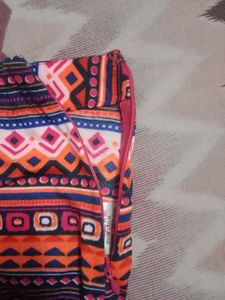 Patterned Ethnic Skirt