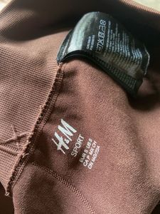 H&amp;M Brown High-Waisted Leggings