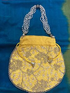 Yellow Bag To Complete Your Ethnic look!