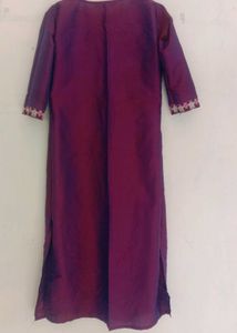 Purple Kurti Set