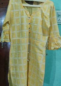 Yellow Checkered Top