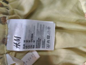 Pale Yellow Full Length Frill Skirt