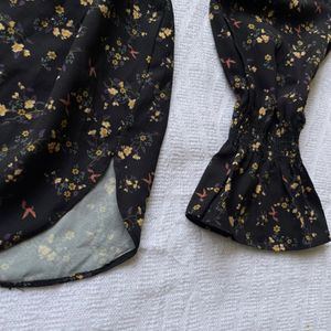 Floral Smocked Blouse