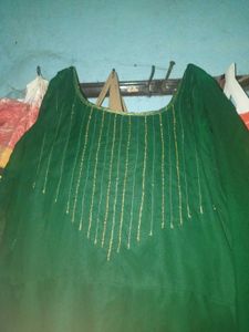 Elegant Green Ethnic Gown