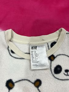 H&amp;M Panda Print Pajama Set