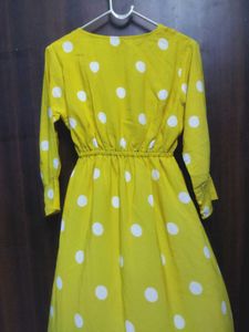 Yellow Polka Dot Dress