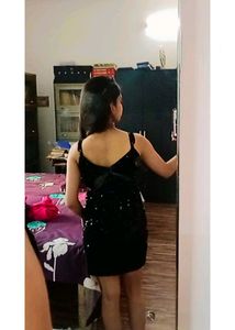 Sparkly Black Mini Dress