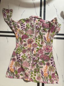 Floral Print Kurta Set