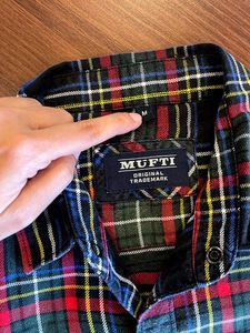 Mufti Plaid Christmas Shirt (M)