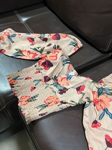 Pretty Floral Party  Top