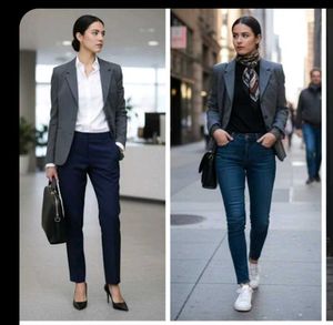 Women's Grey Blazer