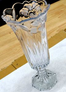 SOGA Japan Elegant Clear Glass Flower Vase