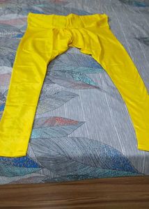 Yellow Stitch Anarkali Kurta Set