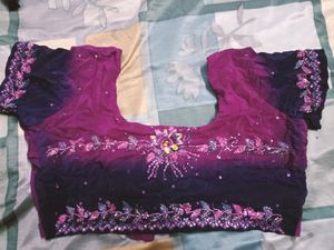 Crepe Blouse Beautiful Thread Work