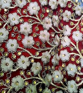 Heavywork✨Partywear Bootawork Lace Saree💕💐✨