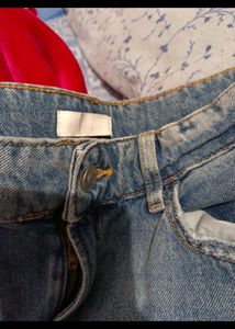 h&amp;m wide leg jeans