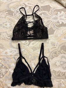 Lace Bralette Set Of 2