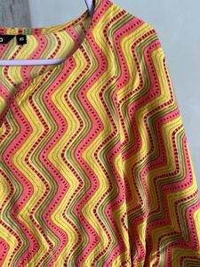 Boho Print Tassel Tie Kaftan