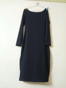 Off Shoulder Black Dress