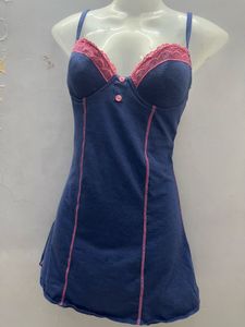 Corset Padded Blue Mini One Piece
