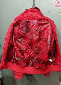 Red Padded Winter Jacket