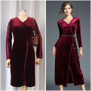 🎉🎉SALE🎉🎉 Korean Velvet Dress