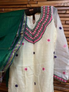 Elegant Embroidered Kurta Set