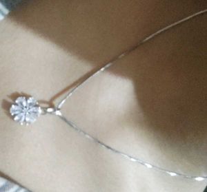 Silver Flower Necklace