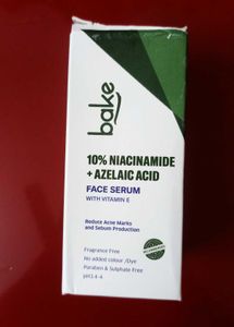 Bake 10% Niacinamide+ Azelaic Acid Face Serum