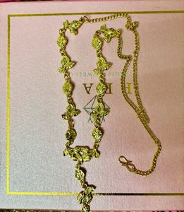 Gold Butterfly Chain With Earrings