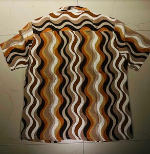 Retro Wave Pattern Shirt