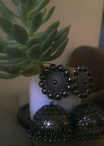 OXIDIZED JHUMKAS