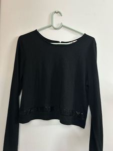 Black Long Sleeve Top