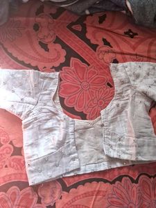 Attractive Pink Silver Embroiderey Saree