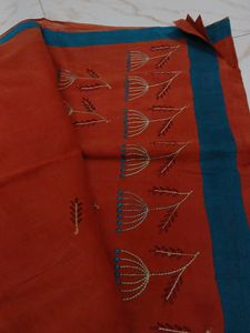 Saree With Border Cotton
