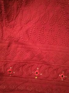 Red Embellished Kurtiii!!!!