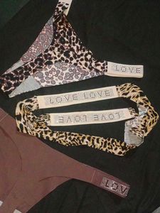 Thong Panties - &#39;Love&#39; Detail