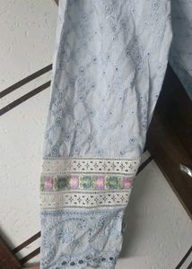 chikankari Plus size kurti