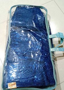 Blue Net Lehenga