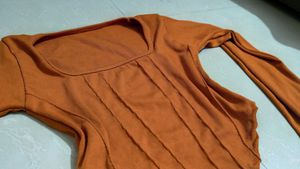 RUST CROP TOP (SPECIALLY FOR WARM SKIN TONE)