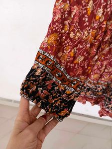 Floral Print Mini Dress