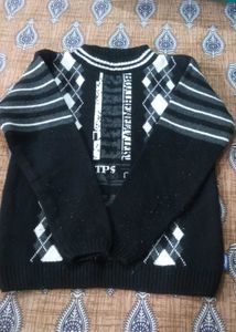 Patterned Knitted Sweater