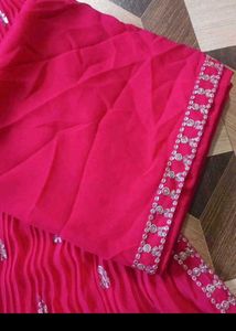 Elegant Pink Embroidered Anarkali Suit