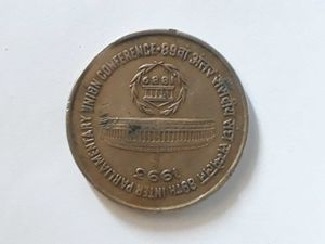India 1 Rupee 89th Inter Parliamentary Union