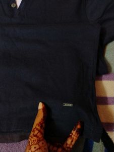 Stylish Navy Blue T-Shirt