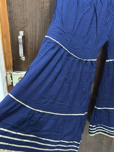 Beautiful Navy Blue Sharara
