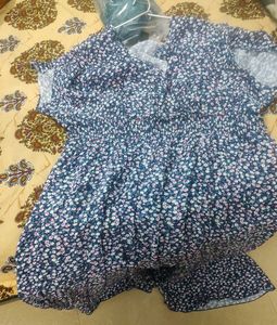 Floral Printed Aline Dress By Shein..